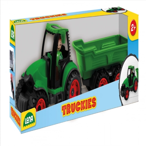 Traktors ar piekabi Lena Truckies L01625 38 cm (kastē)