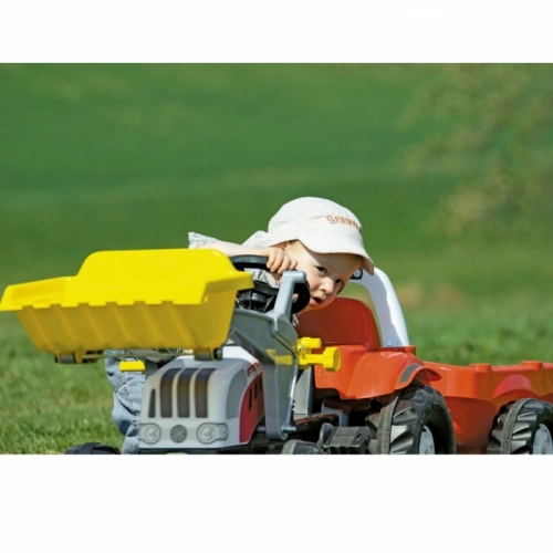Traktors Bērniem ar pedāļiem ar kausu un piekabi Rolly Toys Rolly KID Steyr 023936