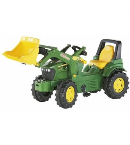 Детский Трактор с педалями с съемным ковшом Rolly Toys rollyFarmtrac John Deere 7930 (3 - 8 лет) 710027
