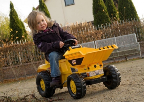 Traktors Bērniem ar pedāļiem Rolly Toys rollyKid Dumper CAT 024179