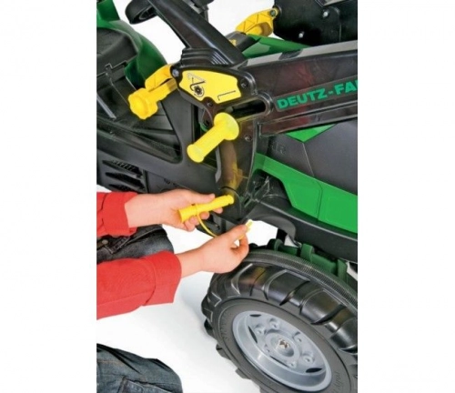 Детский Трактор с педалями и съемным ковшом Rolly Toys rollyFarmtrac Deutz Agrotron 7250 TTV (3 - 8 лет) 710034