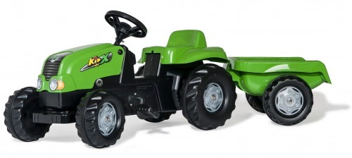 Детский Трактор с педалями и прицепом Rolly Toys Rolly KID - X 012169