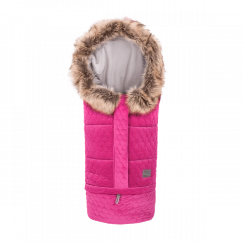 X-Lander X-Cuddle Velvet Fuchsia Bērnu ratu guļammaiss