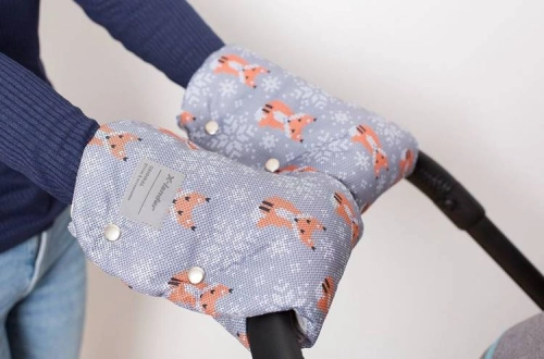 X-Lander X-Muff Art Winter Foxes Roku cimdi ratiem