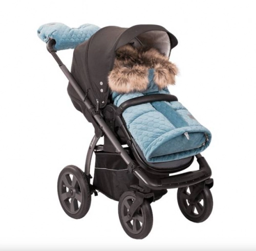 X-Lander X-Muff Velvet Petrol Roku mufta - cimdi ratiem