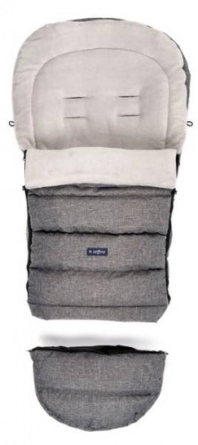 Zaffiro iGrow Plus Melange Grey Спальный мешок для коляски