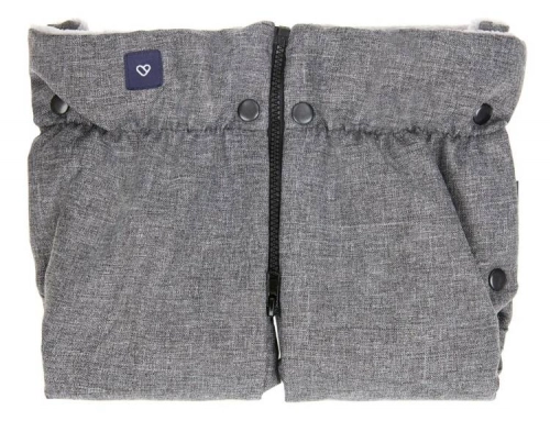 Zaffiro Plus Melange Grey Divdaļīgie ratu cimdi