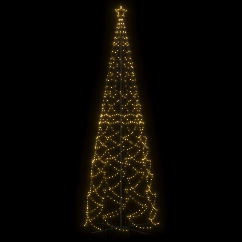 Ziemassvētku Egle, 1400 Silti Baltas Led Lampiņas, 160X500 Cm Vidaxl