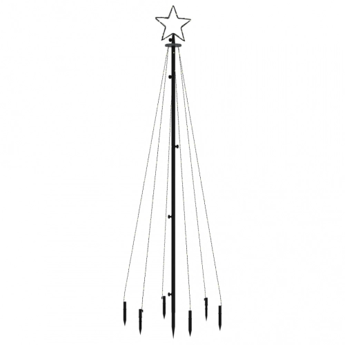 Ziemassvētku Egle Ar Pīķi, 108 Zilas Led, 180 Cm Vidaxl