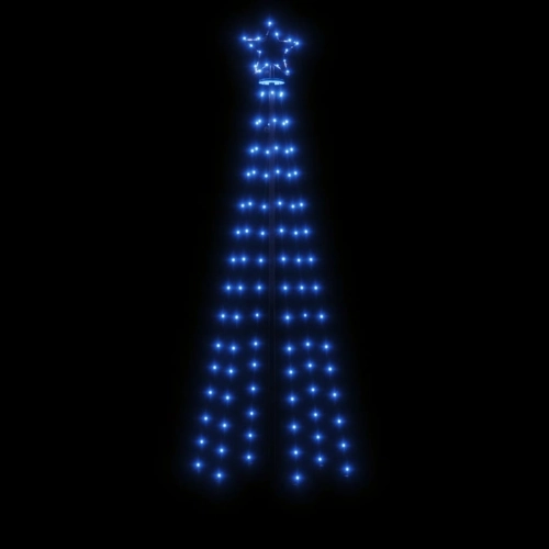 Ziemassvētku Egle Ar Pīķi, 108 Zilas Led, 180 Cm Vidaxl