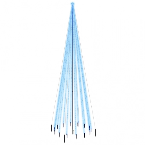 Ziemassvētku Egle Ar Pīķi, 1134 Zilas Led Lampiņas, 800 Cm Vidaxl