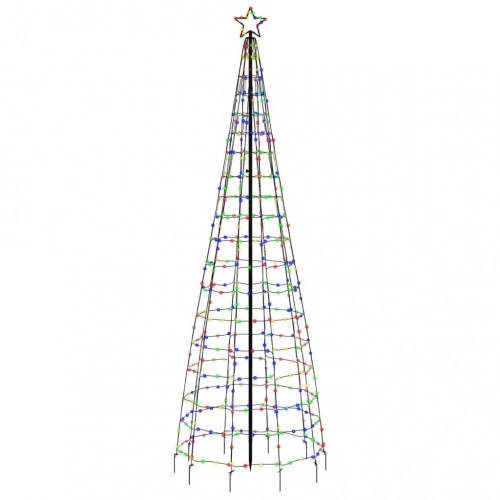 Ziemassvētku Eglītes Dekorācija, 570 Led, Krāsainas, 300 Cm Vidaxl