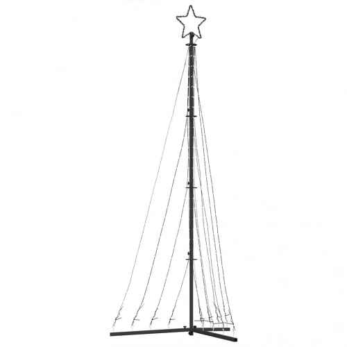 Led Ziemassvētku Eglīte 447 Led Krāsains 249 Cm Vidaxl