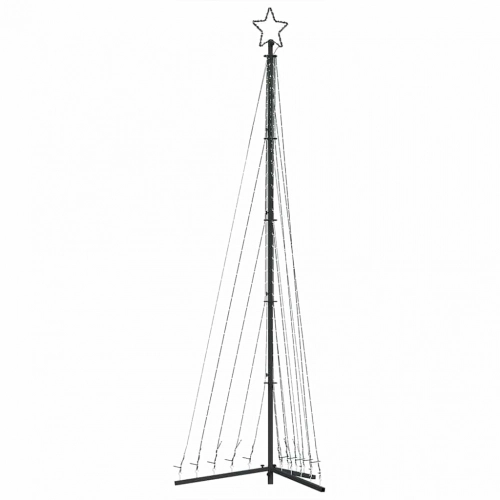 Led Ziemassvētku Eglīte 495 Led Silti Balta 300,5 Cm Vidaxl