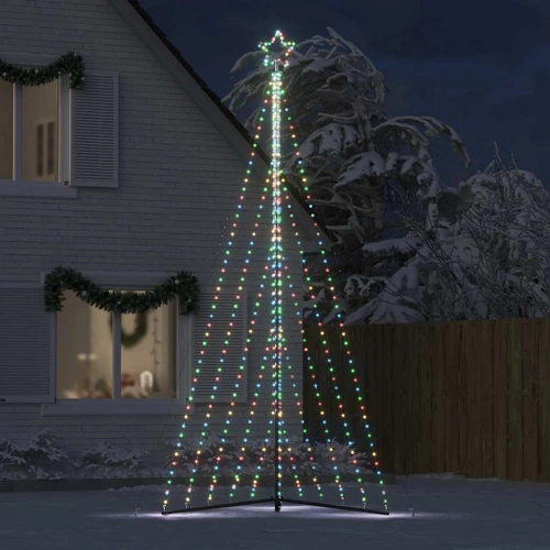 Led Ziemassvētku Eglīte 570 Led Krāsains 399 Cm Vidaxl
