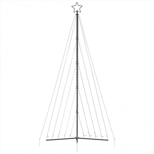 Led Ziemassvētku Eglīte 570 Led Krāsains 399 Cm Vidaxl