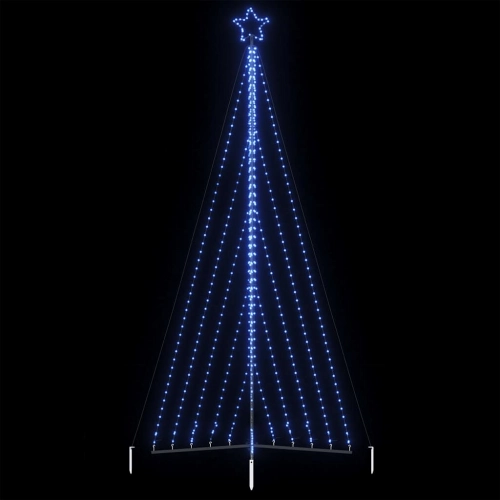 Led Ziemassvētku Eglīte 570 Led Zila 399 Cm Vidaxl