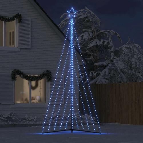 Led Ziemassvētku Eglīte 570 Led Zila 399 Cm Vidaxl