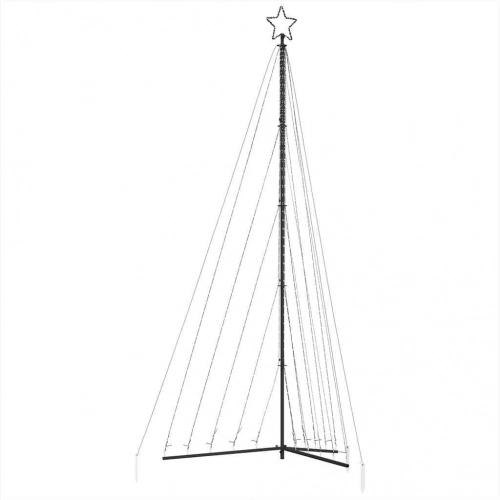 Led Ziemassvētku Eglīte 570 Led Zila 399 Cm Vidaxl