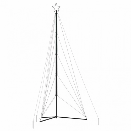 Led Ziemassvētku Eglīte 615 Led Krāsains 404,5 Cm Vidaxl