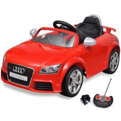 Audi Tt Rs Sēžamā Elektriskā Mašīna Bērniem, Tālvadības Pults, Sarkana