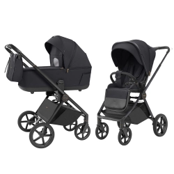 CARRELLO Ultra CRL-6527 Basalt Black Детская коляска 2в1