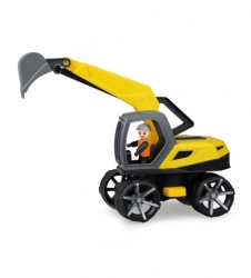 Ekskavātors ar cilvēciņu Truxx2 27 cm (ar gum. riteņiem, kastē) L04511