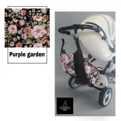 Kanguroo Baby Hamak do Wózka Purple Garden