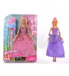 Lelle Defa garā kleitā ar bizēm dažādas 29 cm 447936