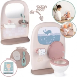 SMOBY Baby Nurse Divpusējā tualete lellei + aksesuāri