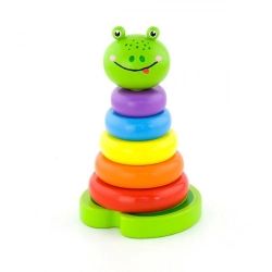 Viga 50258 Wooden Frog Stacker