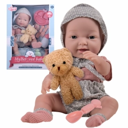WOOPIE ROYAL Lelle Bobas ar mīļmantiņu 36 cm