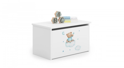 Bērnu rotaļlietu kaste DARIA Blue Bear