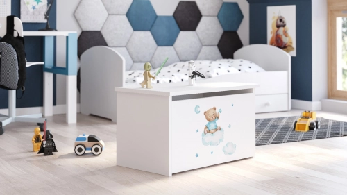 Bērnu rotaļlietu kaste DARIA Blue Bear