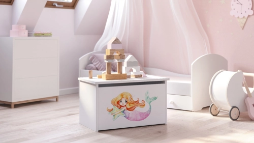 Bērnu rotaļlietu kaste DARIA Mermaid