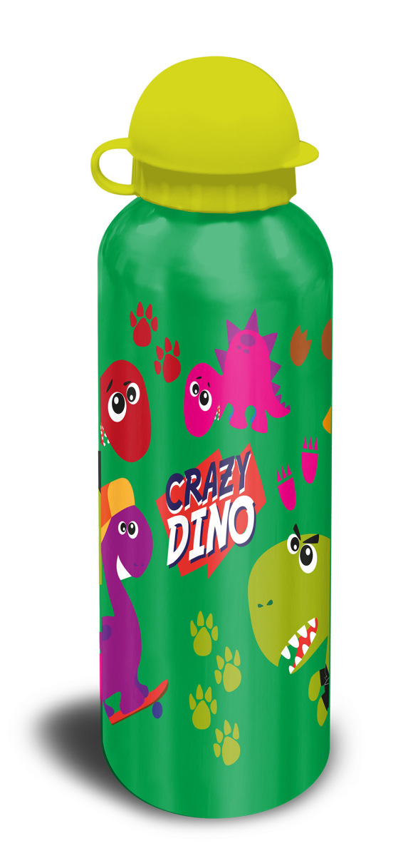 Alumīnija ūdens pudele The Crazy Dino 500 ml