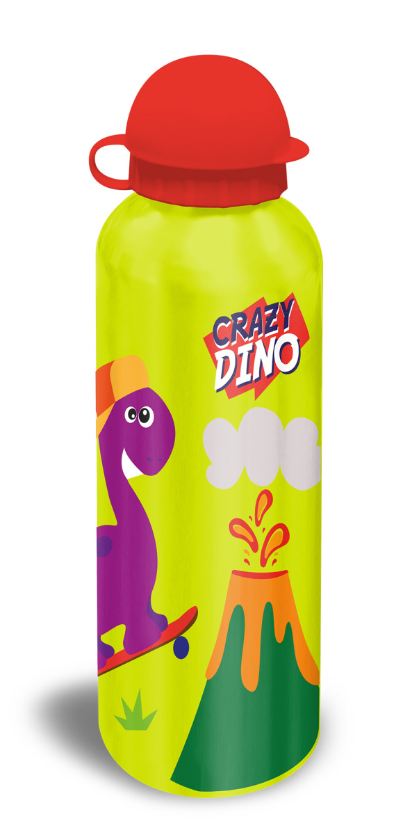 Alumīnija ūdens pudele The Crazy Dino 500 ml