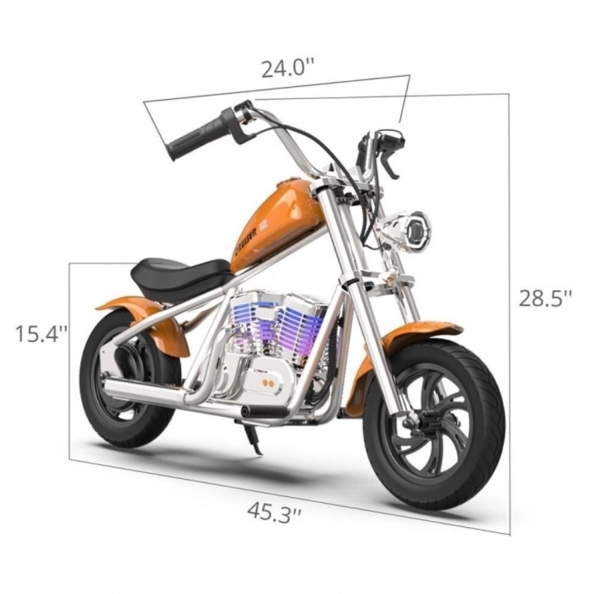 Elektro motocikls Hyper Gogo Cruiser 12 Plus APP ORANGE