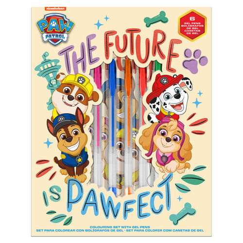 GEL PENS WITH ACTIVITY BOOK  PAW PATROL