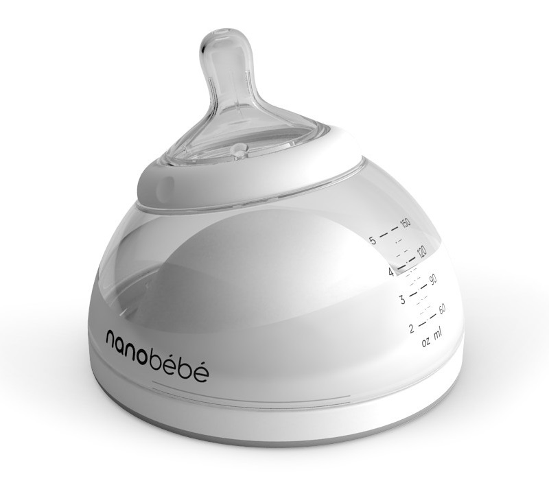 NANOBEBE BREASTMILK BOTTLE GRAY