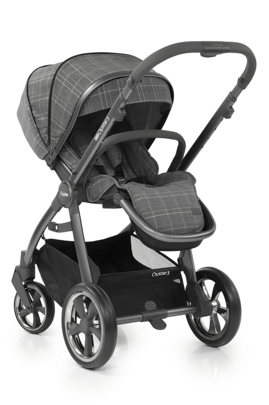 Oyster 3 Grey Chassis Bērnu rati 2in1