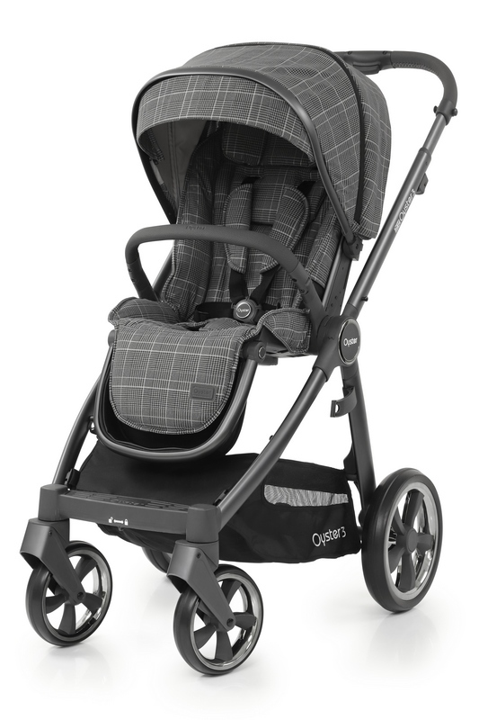 Oyster 3 Grey Chassis Bērnu rati 2in1