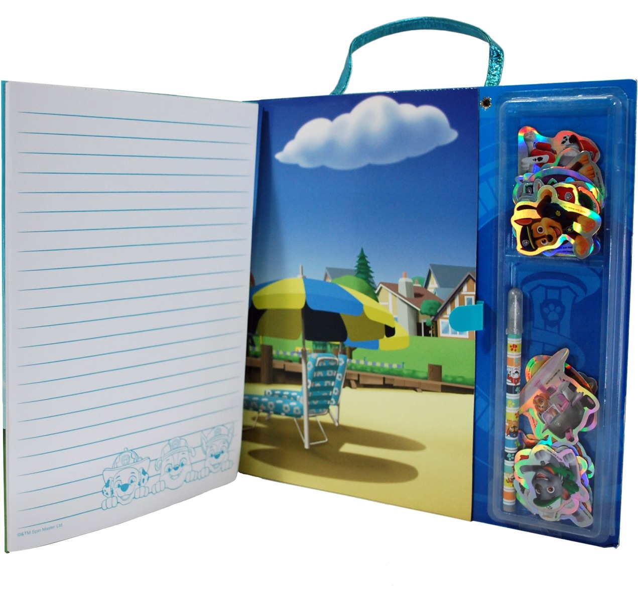 STATIONERY SET WITH MAGNETS PAW PATROL