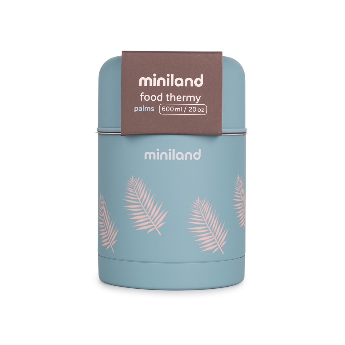 Termosoma ēdiena uzglabāšanai Miniland Terra Palms 600 ml