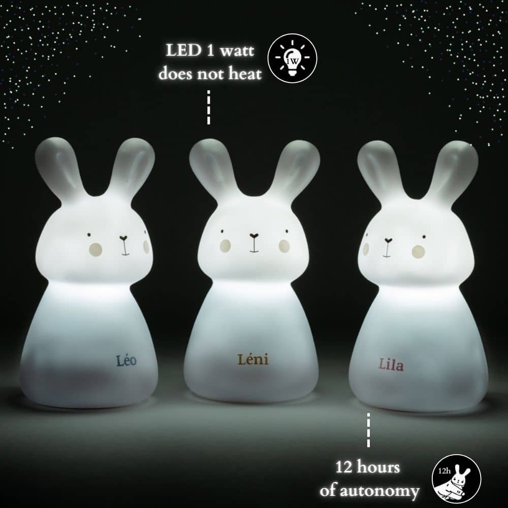 TRIO RABBIT LED NIGHT INDUCTION - WHITE