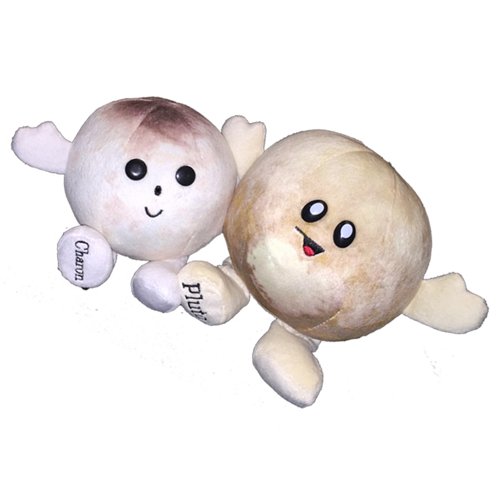 PLUSH PLANET CHARON AND PLUTO