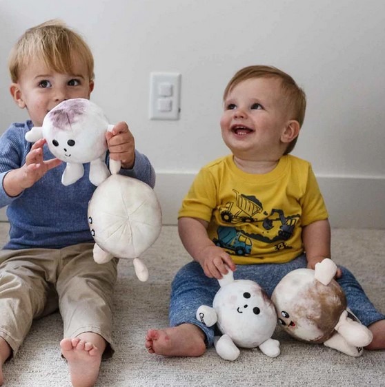 PLUSH PLANET CHARON AND PLUTO