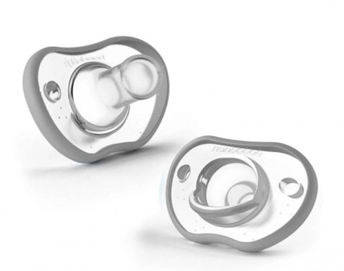 NANOBEBE FLEXY PACIFIER 3M+ GRAY