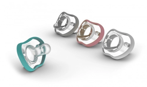 NANOBEBE FLEXY PACIFIER 3M+ GRAY