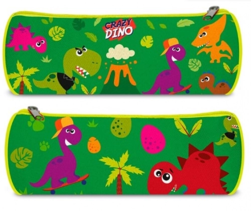 PENCIL CASE 22CM CRAZY DINO